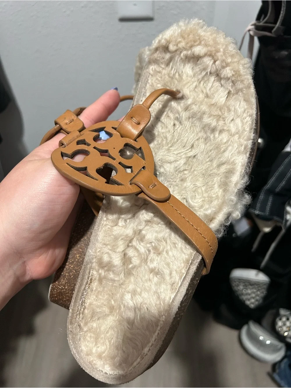 Tory Burch Miller Sandals - Sherpa